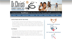 Desktop Screenshot of drchristicheng.com